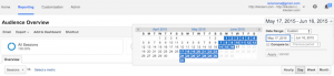 how to change date ranges in Google Analytics