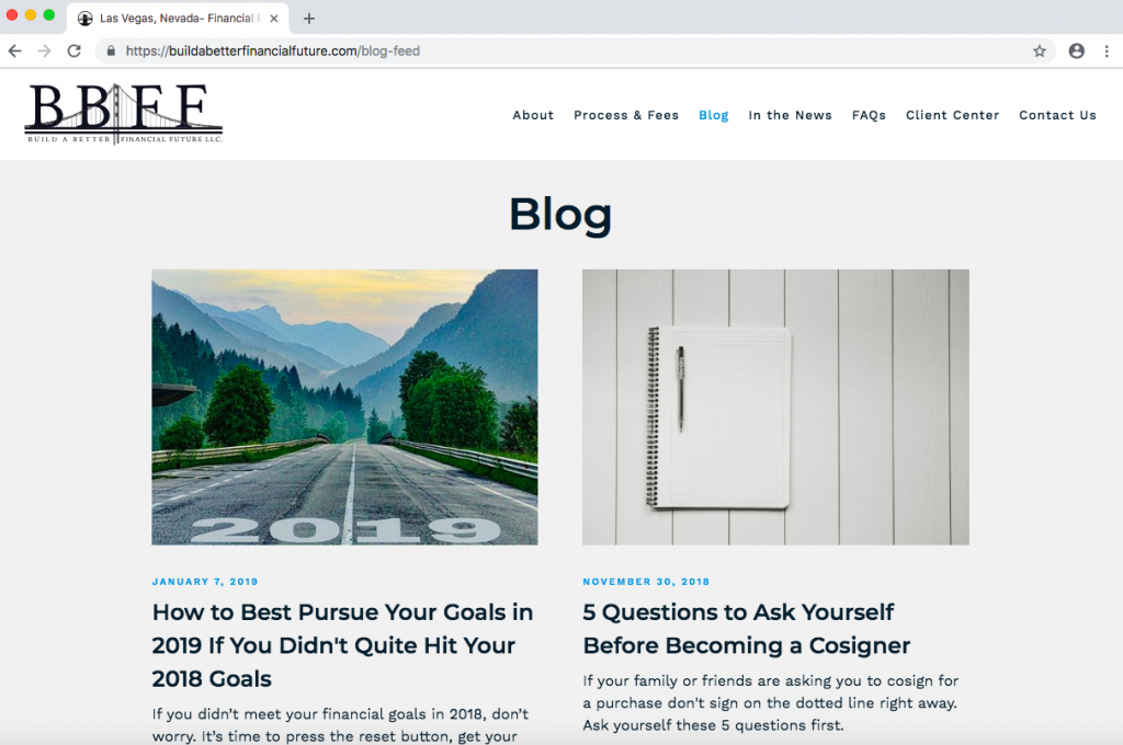 Advice Blog Examples 5 Examples of Awesome Advisor Blogs – Twenty Over Ten